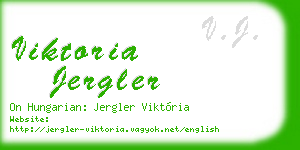 viktoria jergler business card